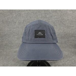 Tillak‎ 5 Panel Hat Mens OSFM Blue Good Lightweight Nylon Camper Cap